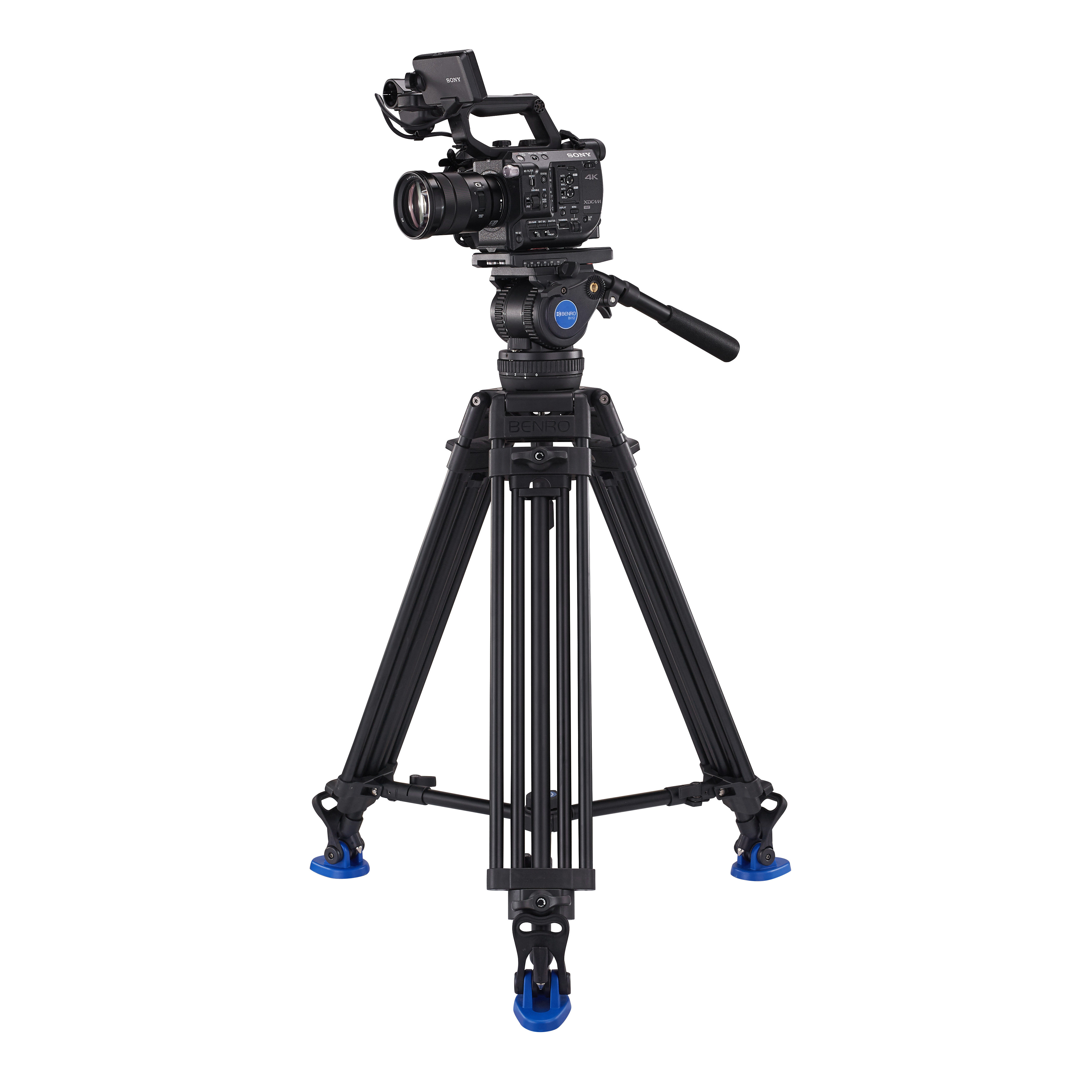 百诺bv12专业广播摄影摄影摄像摄像机三脚架高级液压脚架