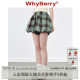 WhyBerry 24SS“假日圆舞曲”花苞格子短裤小个子裙裤校园少女风