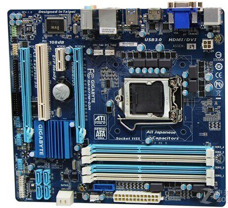 技嘉ga-h77m-d3hz77m-d3hh77ma-g431155针z68mh77集成小板主板