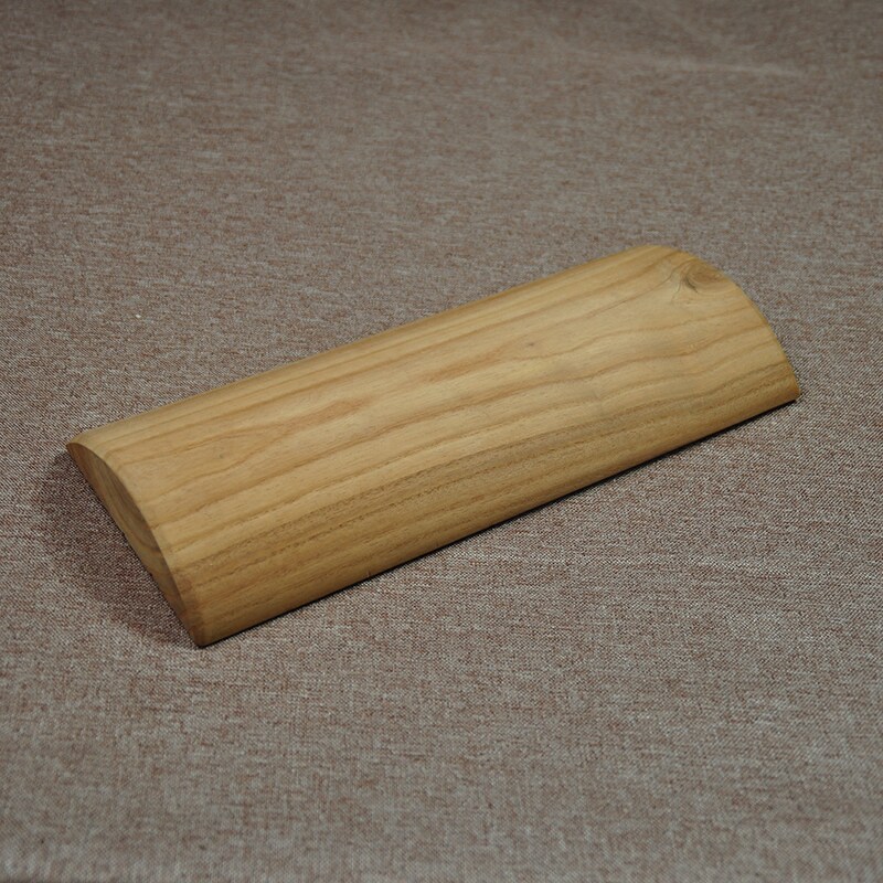 吉木品牌体验店的优惠券大全—香椿木实木硬腰枕脊椎护腰枕腰部靠垫