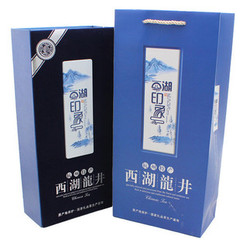 2015新款西湖龙井茶叶铁罐礼盒包装盒礼品空盒半斤装批发空包