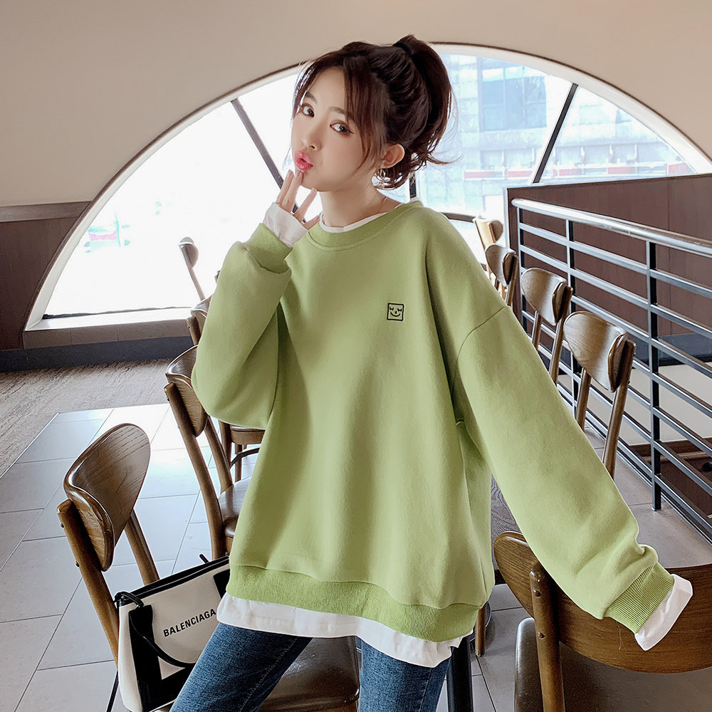 女卫衣冬季加厚加绒长款大额优惠券