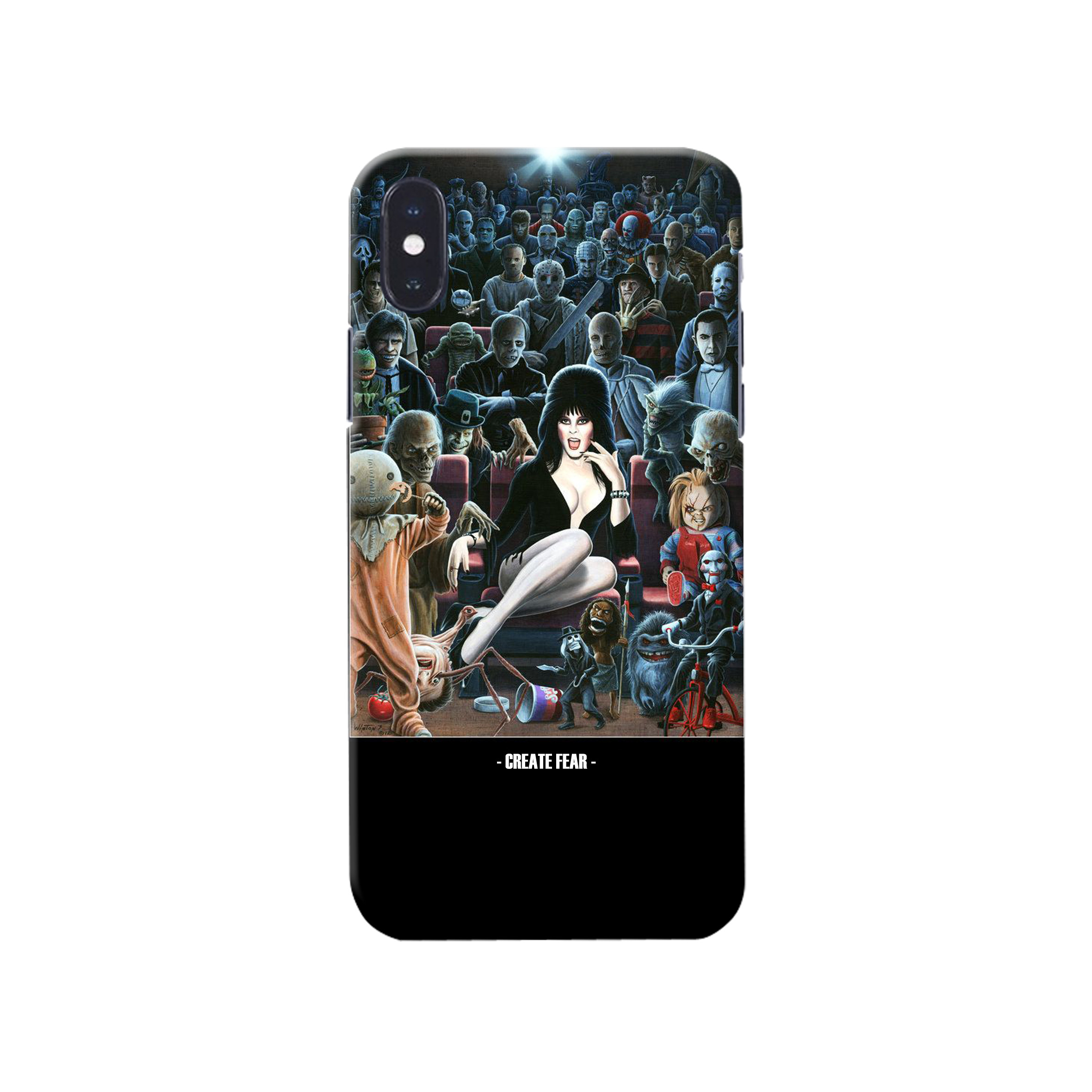 死寂恐怖手机壳 咒怨猛鬼街驱魔人鬼娃回魂黑色星期五恐怖手机壳