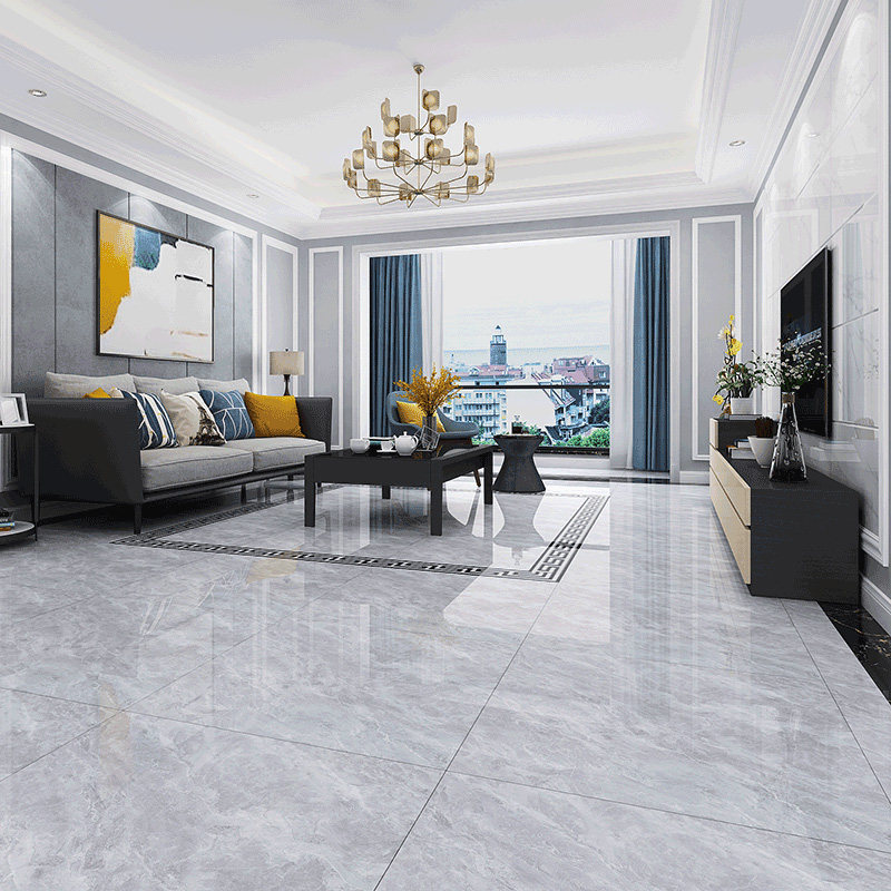 一折灰色地砖800x800客厅_现代风灰色瓷砖800x800客厅通体大理石地砖