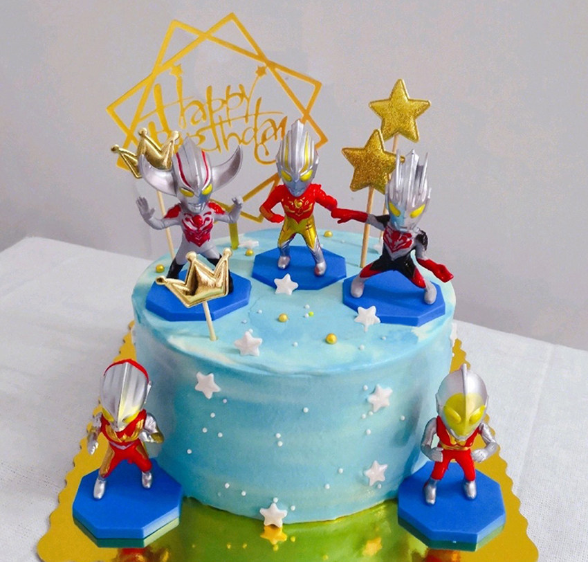奥特曼蛋糕儿童网红生日蛋糕成都蛋糕店南充自贡绵阳泸州同城配送