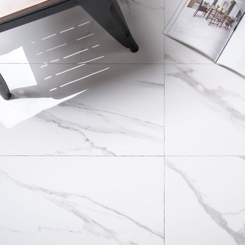 通体爵士白瓷砖卫生间雅士白地砖鱼肚白厨房墙砖300600超白石材