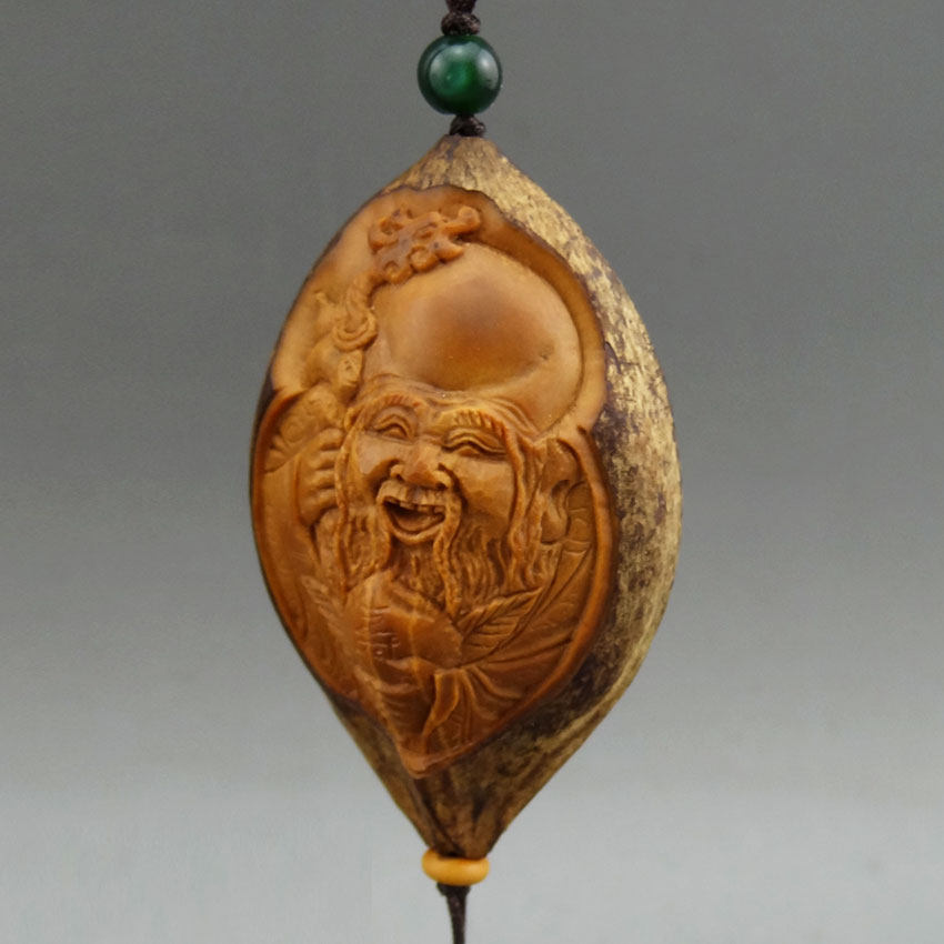 核雕名家朱静安《寿星》