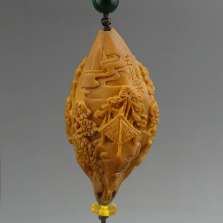 核雕名家王桃兴作品《高山流水》