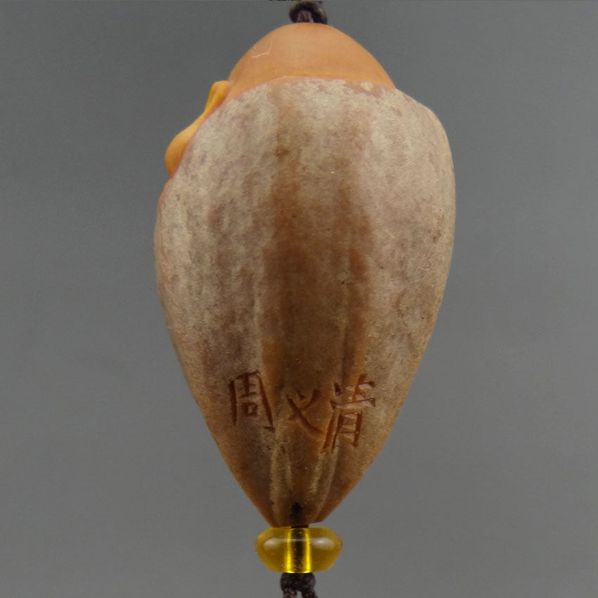 核雕名家周义清作品《弥勒》