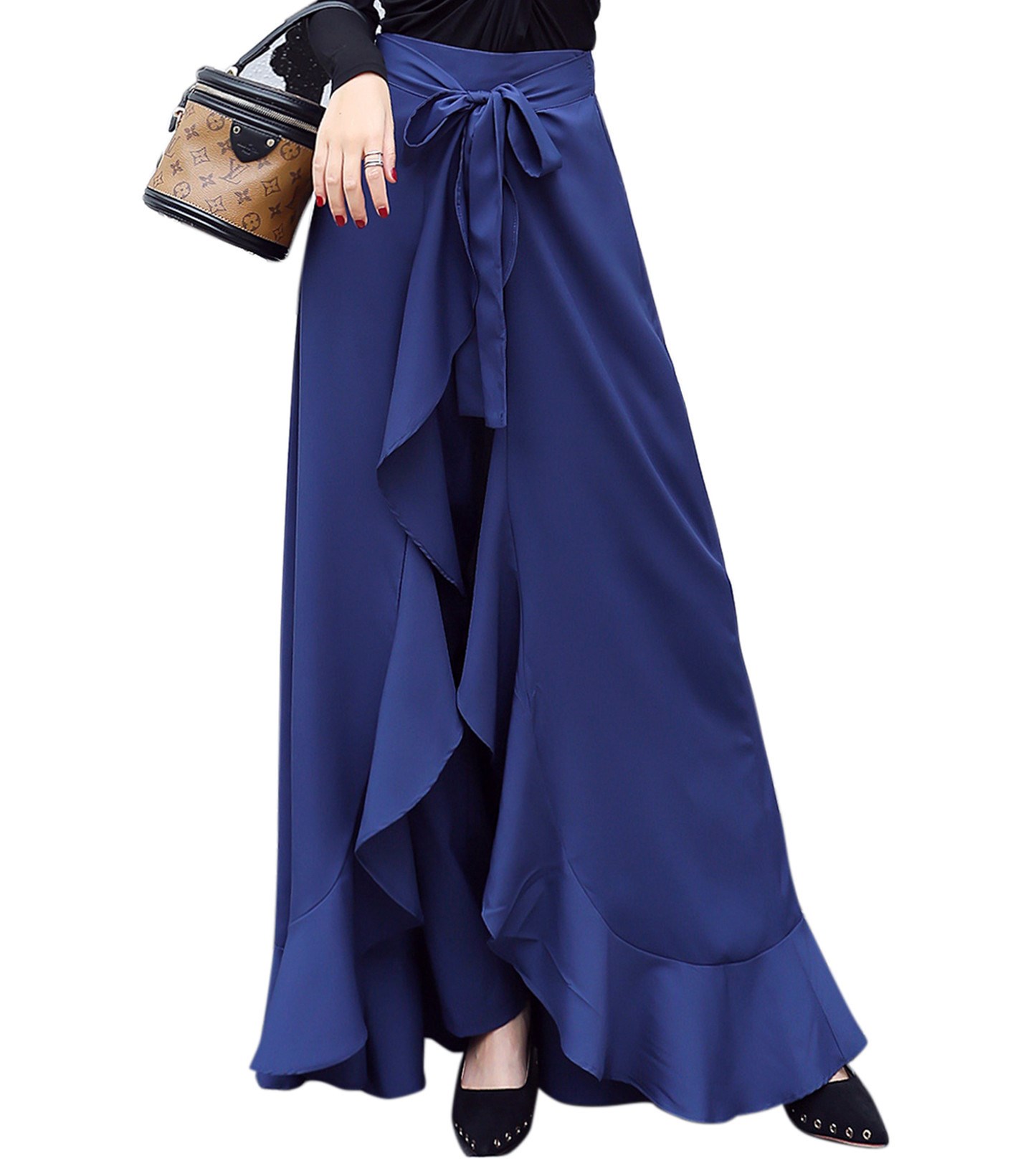 欧美不规则荷叶边高腰裤裙Irregular ruffled high waist skirt|ruв категории Женская одежда, юбка - от Buy2taobao.com для оказания профессиональной услуги покупки агента Taobao