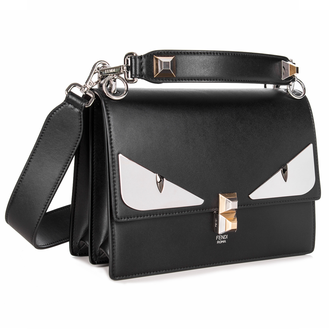 [9.9新]芬迪fendi女士小怪兽手提单肩包未使用*