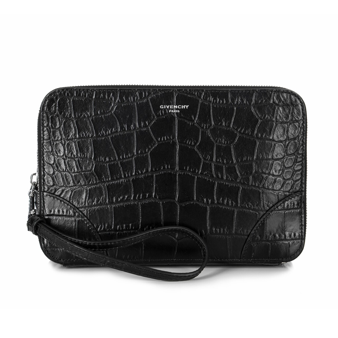 [即刻拍][9.9新]纪梵希givenchy男士鳄鱼压纹手包未使用