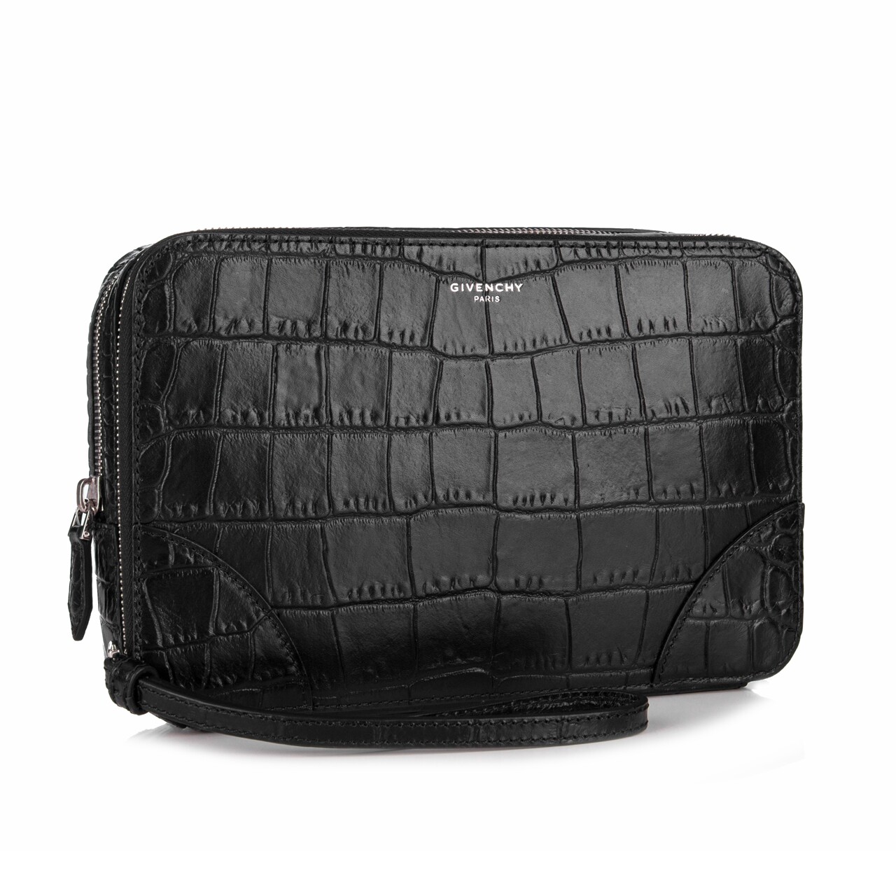 [9.9新]纪梵希givenchy男士鳄鱼压纹手包未使用*