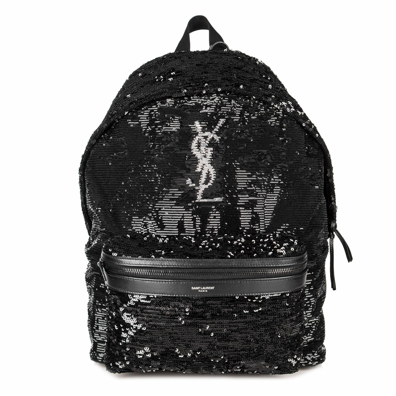 [9.9新]圣罗兰ysl女士双肩包黑色未使用*