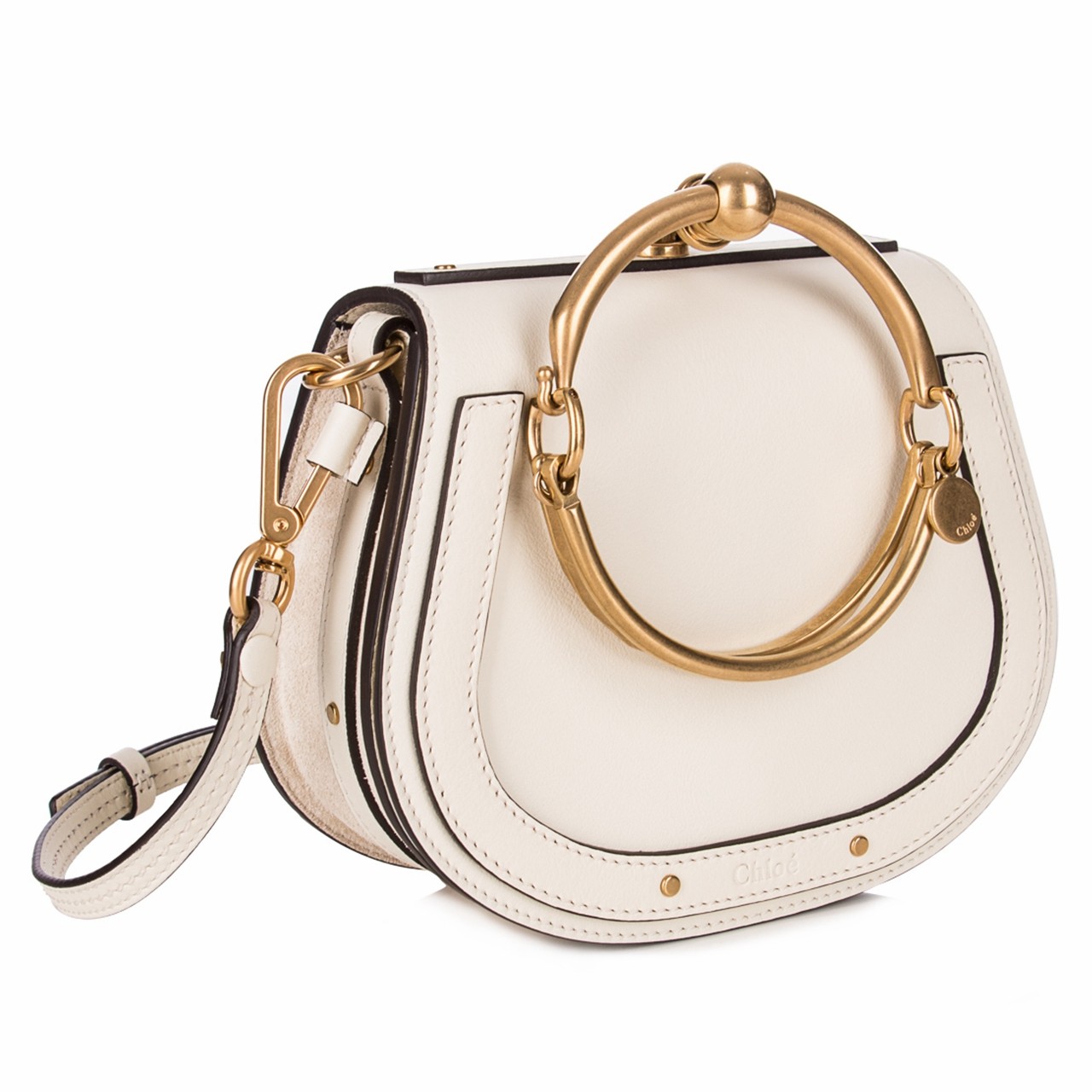 [9.9新]克洛伊chloe女士马鞍包手提单肩包未使用*