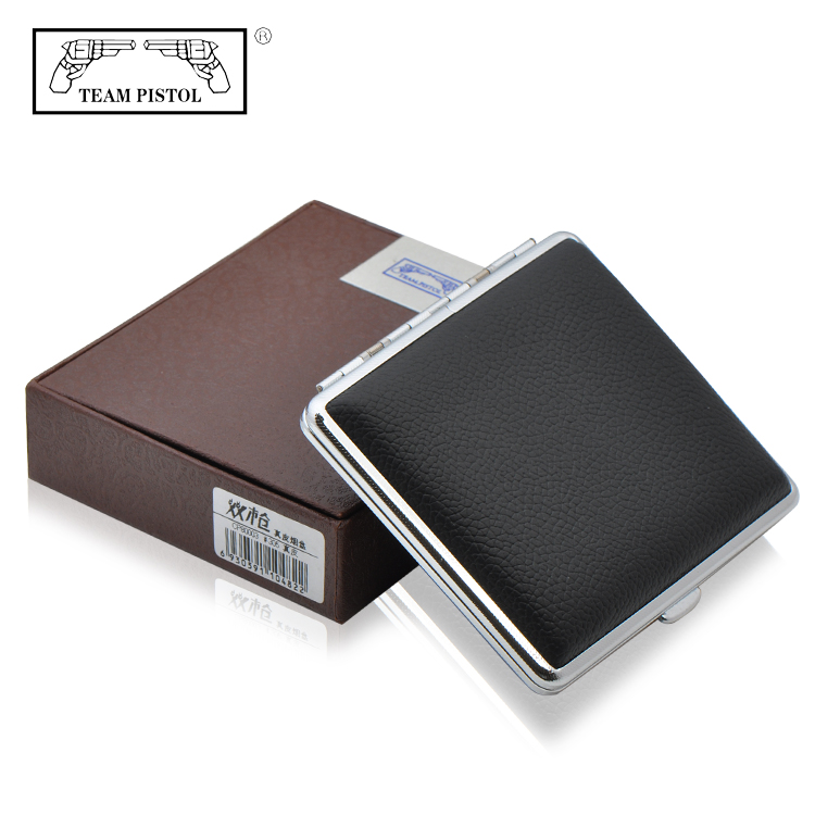 Spear genuine leather Cigarette case 305 Can be installed 18 branch Moisture-proof Autumn and winterin the ZIPPO/Swiss Army Knife/Glasses , Smoking , Cigarette case category - from Buy2taobao.com to provide professional Taobao agent buy service