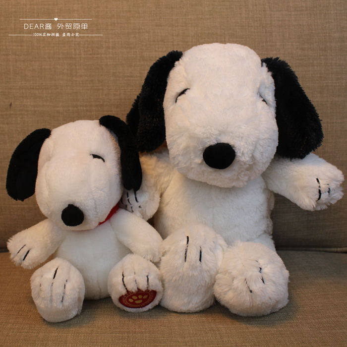 热销史努比公仔_日单 坐姿 snoopy 史努比毛绒玩具 印章狗狗 毛绒玩偶