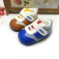 婴儿鞋棉鞋冬季保暖0-6-12个月新生儿男女宝宝学步软底鞋室内步前