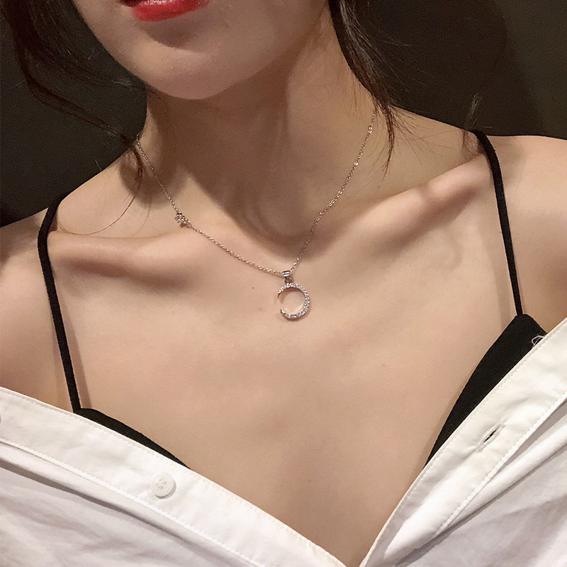 百搭项链女网红脖颈饰品项圈短款颈带脖子锁骨链吊坠女士简约颈链