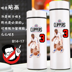 保温杯水壶水杯贴纸贴画杯贴NBA快船 马刺 队徽ogo标志 邓肯 保罗