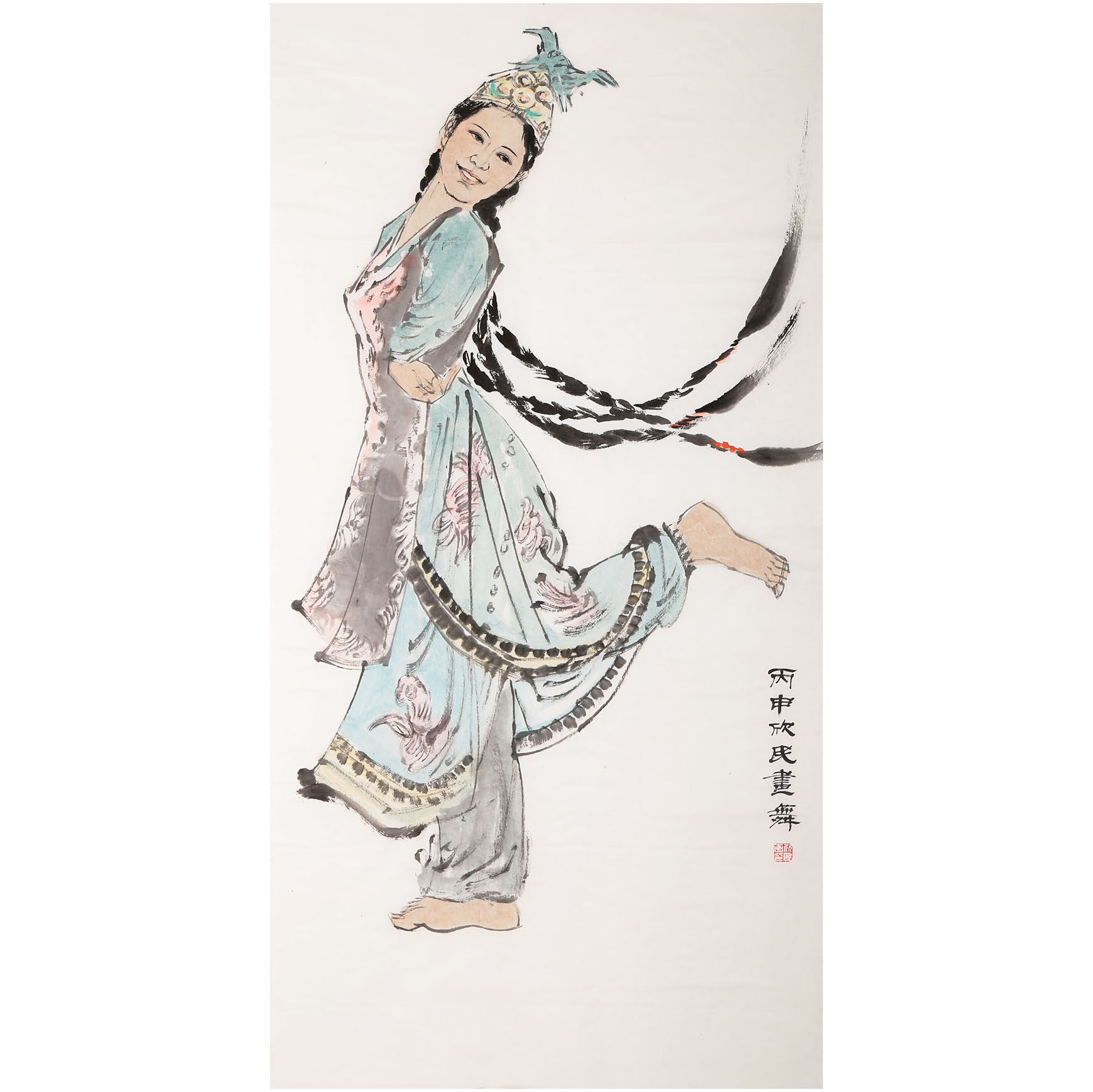 【即刻拍】吴欣民《舞之韵》人物画大家 中国美协会员