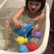 宝宝鲨鱼洗澡玩具儿童网红水上浴缸捞鱼水上漂浮戏水玩具男孩女孩