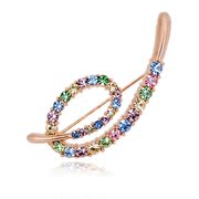 Smiling curve discounts Korean Crystal rhinestones brooch women fancy brooch pin clasp Korea jewelry