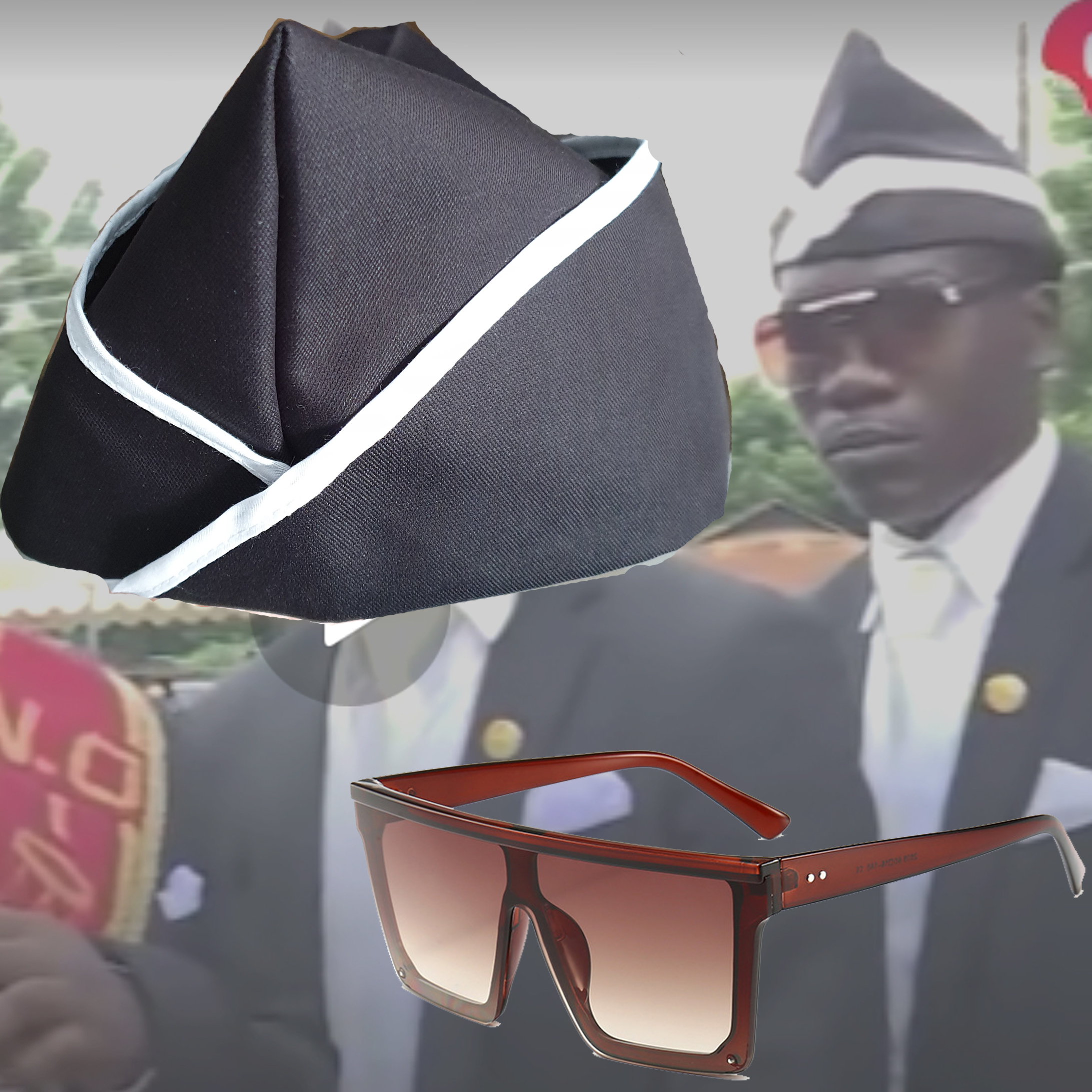 Red supergiant Black cosplay Hat Sunglasses Ribbon parts video shot major team cosin the Play mode/Anime/Periphery/cos/Board games , Cosplay Apparel/Props/Service , Cosplay Men category - from Buy2taobao.com to provide professional Taobao agent buy service