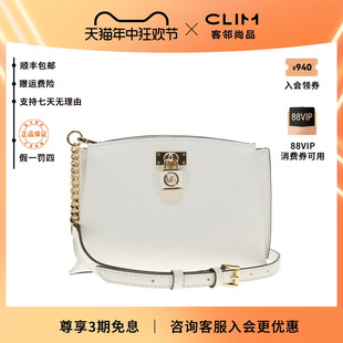 Michael Kors/MK女包中号纯色牛皮革单肩斜挎包正品轻奢