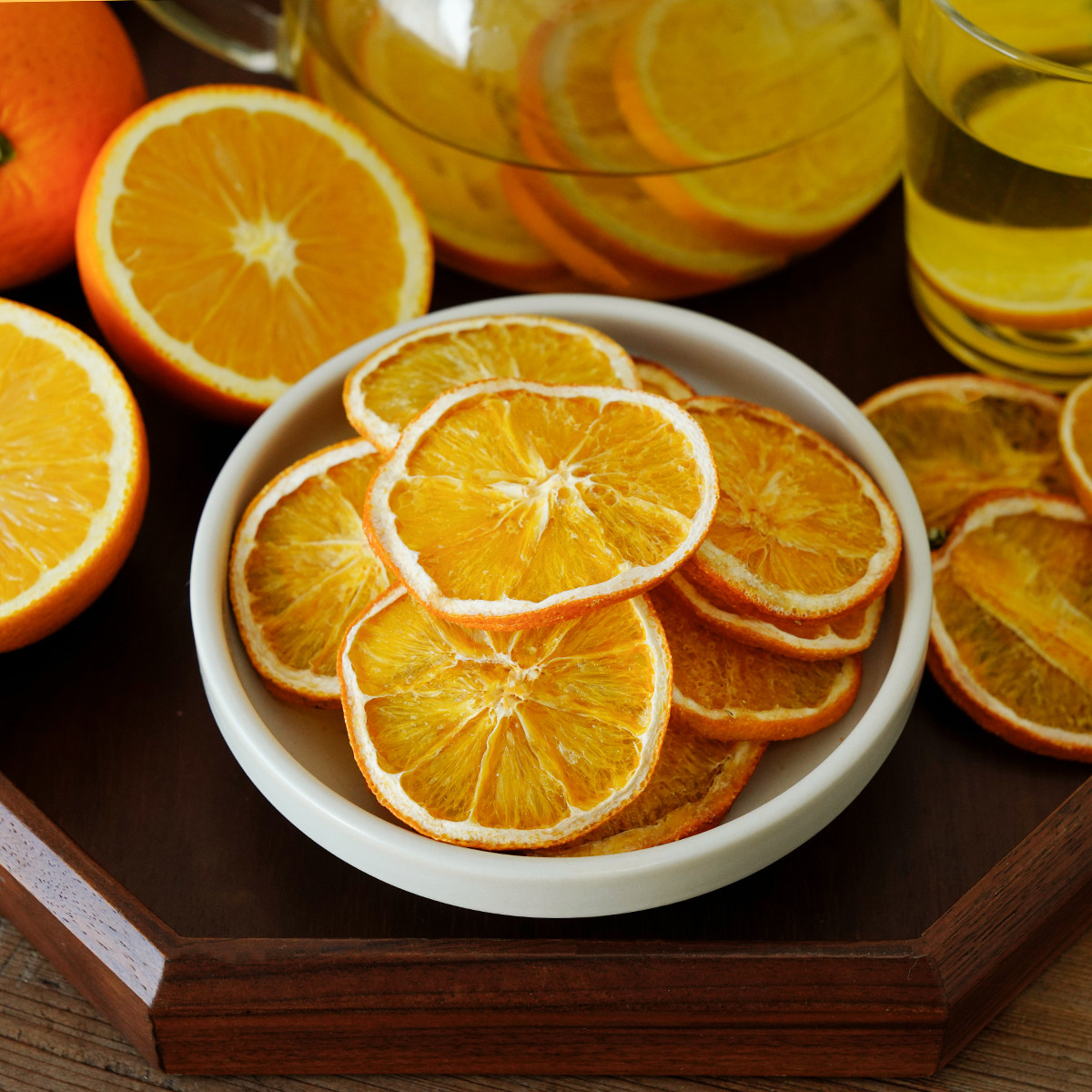 晚桔丨香甜橙子干 优质鲜果干果香浓郁 即食泡茶均可办公室食补