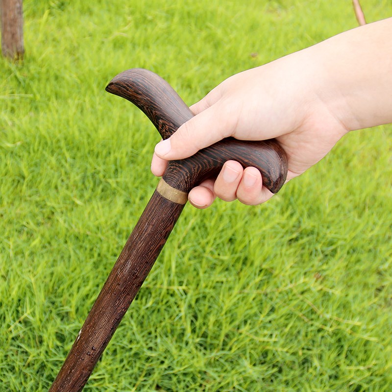 人轻便行走防滑木头拐抏老人助行器拐棍实木手杖木质专用拐杖优惠券
