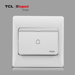 TCL开关插座开关面板K4.0系列国际电工门铃开关专柜正品