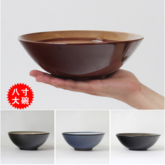 日式拉面碗汤碗大碗陶瓷家用创意简约餐具泡面碗8寸酒店批发包邮