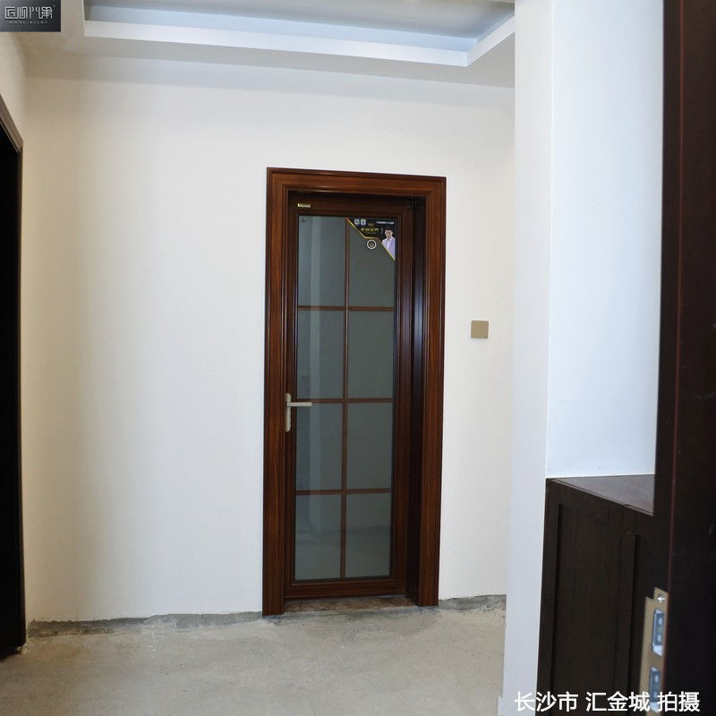 卫生间厕所铝合金门防水防霉泰柚木双包门套厨卫平开门 匠心门第