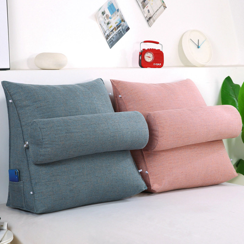 沙发护腰三角靠枕床头垫背枕床上护颈靠背垫办公室飘窗榻榻米腰靠
