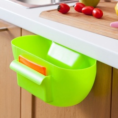 厨房垃圾桶多功能桌面杂物收纳储物盒塑料橱柜门挂式置物盒垃圾筒