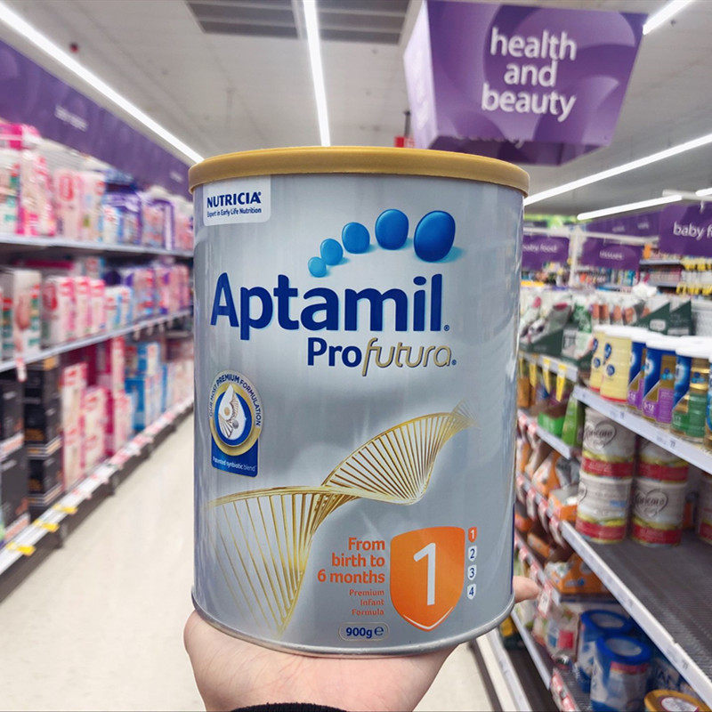 澳洲正品 aptamil 爱他美白金版奶粉一段900g三罐包直邮 现场视频
