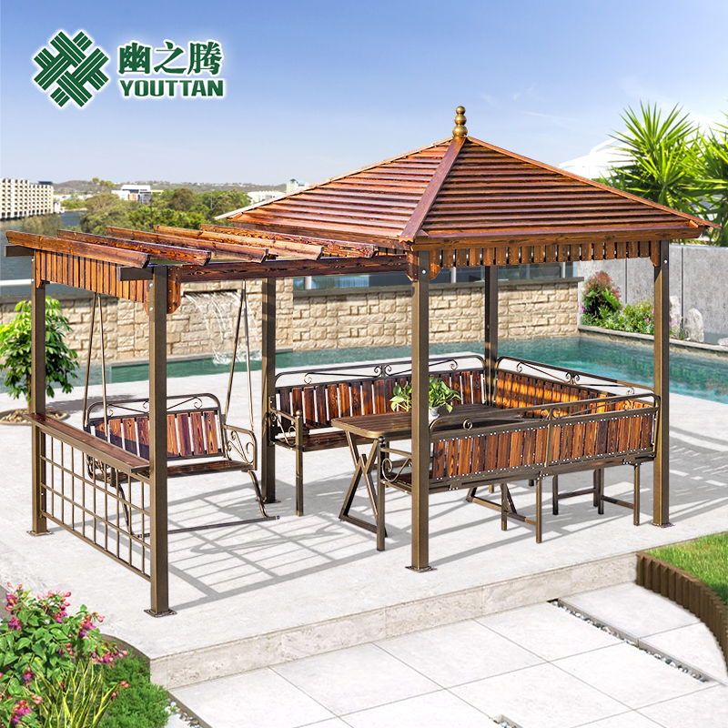 木凉亭,定制亭子凉亭屋顶,农村亭子图片大全,别墅屋顶亭子效果图