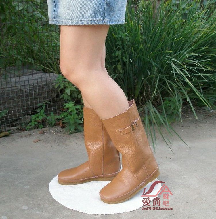 Day One Retro Forest Doll shoes solar system Round Single boots spring and autumn genuine leather Flat bottom The first layer cowhide Women's Boots Special Offerin the Women's Shoes, Boots category - from Buy2taobao.com to provide professional Taobao agent buy service