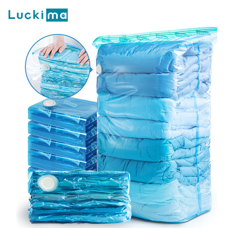 vacuum bag clothes quilt storage bags hand compressed saving