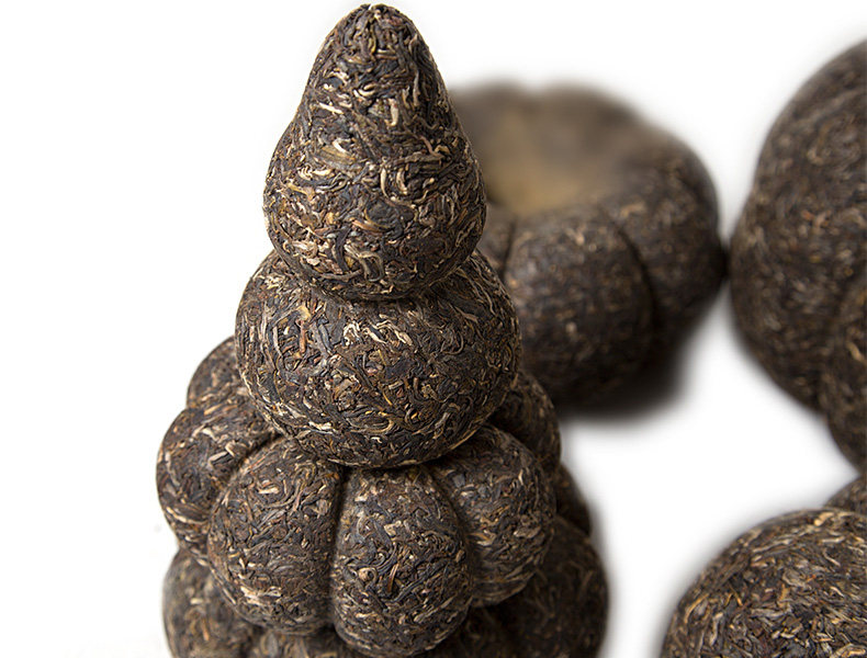 一套约20公斤 2015年景迈生态葫芦套瓜 普洱茶生茶