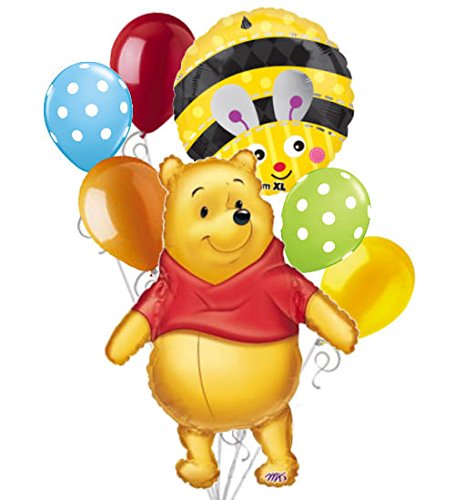 7 pc Winnie the Pooh Big as Life Balloon Bouquet Party Decor|msdalam kategori 纺织面料/辅料/配套, 纺织辅料, 其他纺织辅料 - dari Buy2taobao.com untuk memberikan perkhidmatan ejen Taobao profesional membeli