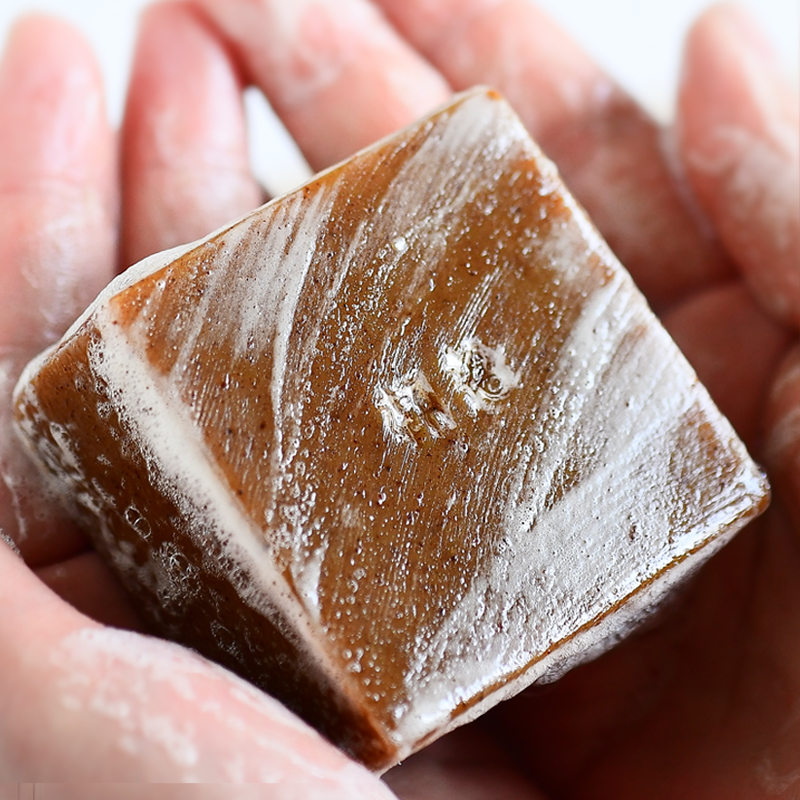 姜黄手工皂 加入甜橙精油 温和细腻光滑净肤 秋冬沐浴清洁冷凝皂
