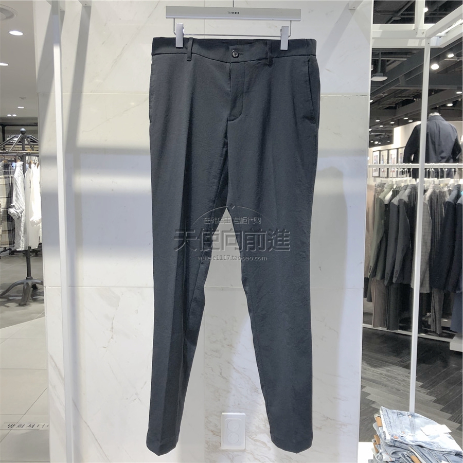 韩国直邮T.I FOR MEN 韩国采购19夏男士棉质黑色微弹时尚休闲裤|ruв категории Мужская одежда, брюки - от Buy2taobao.com для оказания профессиональной услуги покупки агента Taobao