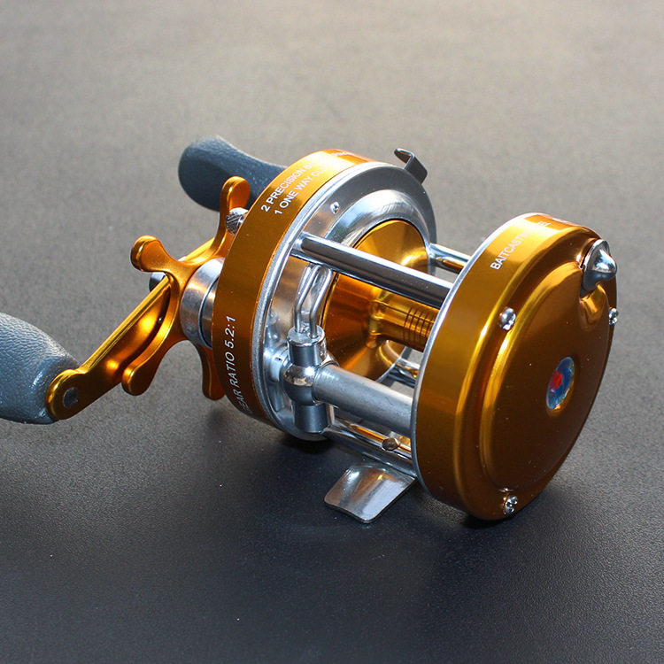 特价40#全金属鼓轮/雷强轮/路亚渔线轮鱼线轮鼓式渔轮锚鱼轮