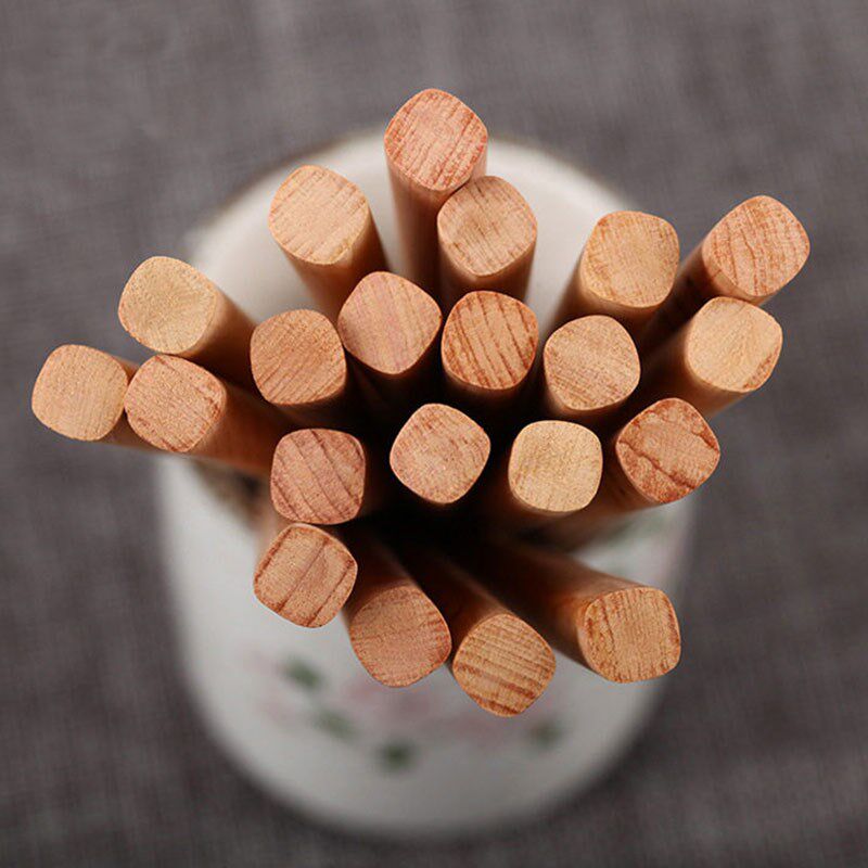 红豆杉木筷子家用高档纯木实木原木木质无漆无蜡耐高温木头快