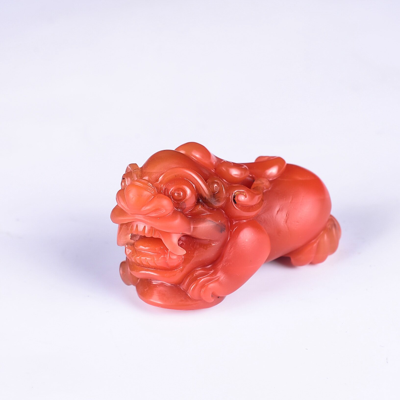 【即刻拍】36.61g 保山南红玛瑙貔貅挂件