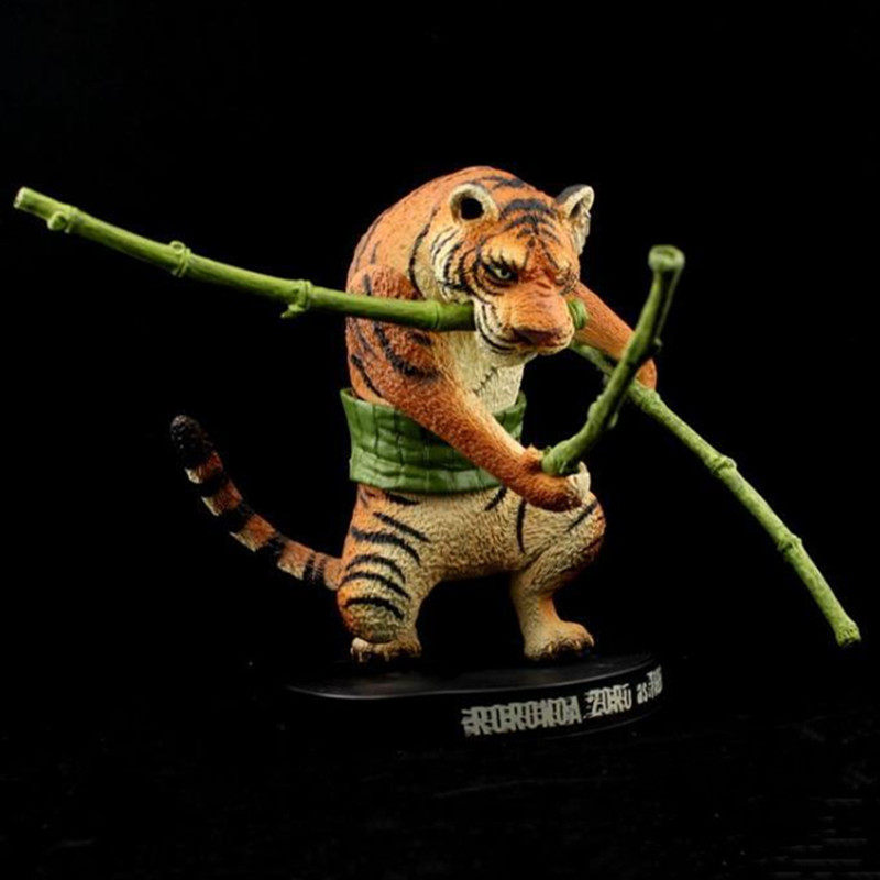 海贼王动物_海贼航海王手办 动物造型公仔 索隆老虎15周年纪念版系列