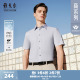 【莫代尔凉感】雅戈尔官方夏季新品条纹商务休闲易打理短袖衬衫男