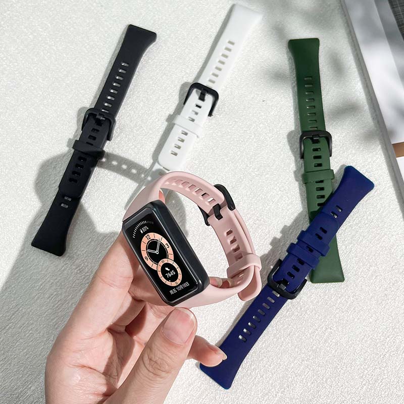 适用华为手环6表带荣耀6替换带表6NFC版智能运动手环带华为6Pro硅胶腕带贴膜保护男女个性潮配件|ruв категории интеллектуальные устройства, интеллектуальные браслет - от Buy2taobao.com для оказания профессиональной услуги покупки агента Taobao